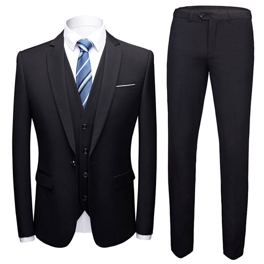 Men Wedding 2 Pieces Suit 3 Set Blazers Full Luxury Coat Pants Design Latest Vest Business 2022 Slim Fit Jacket Trousers