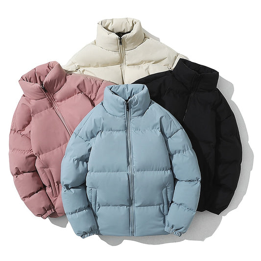 2023 Winter Padded Parka Thicken Warm Fashion Streetwear Loose Coat Male Youth New In Woman Bubble Autumn Casual Oversize Jacket