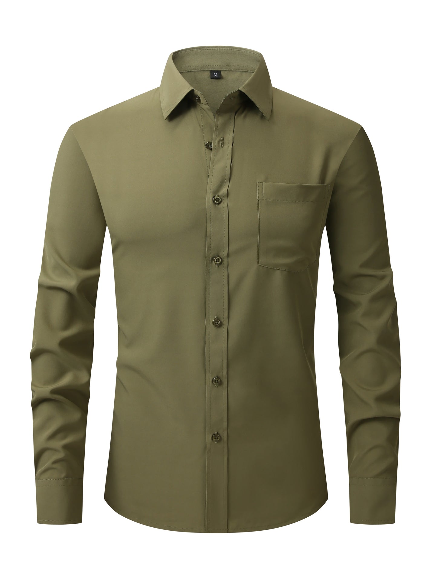 Men's Stylish Button Down Fit Lapel Dress Shirt - Perfect for Any Occasion!