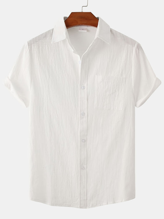 Linen Button-Down Shirt: Lightweight and Comfortable for Summer Fashion