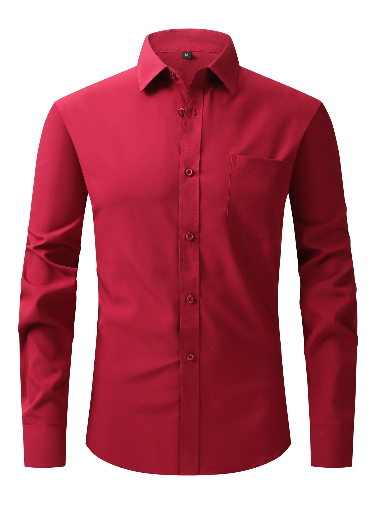 Men's Stylish Button Down Fit Lapel Dress Shirt - Perfect for Any Occasion!