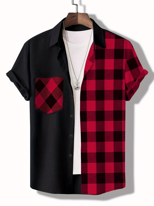 Plaid Fashion Shirt: Stylish and Lightweight for Casual Wear