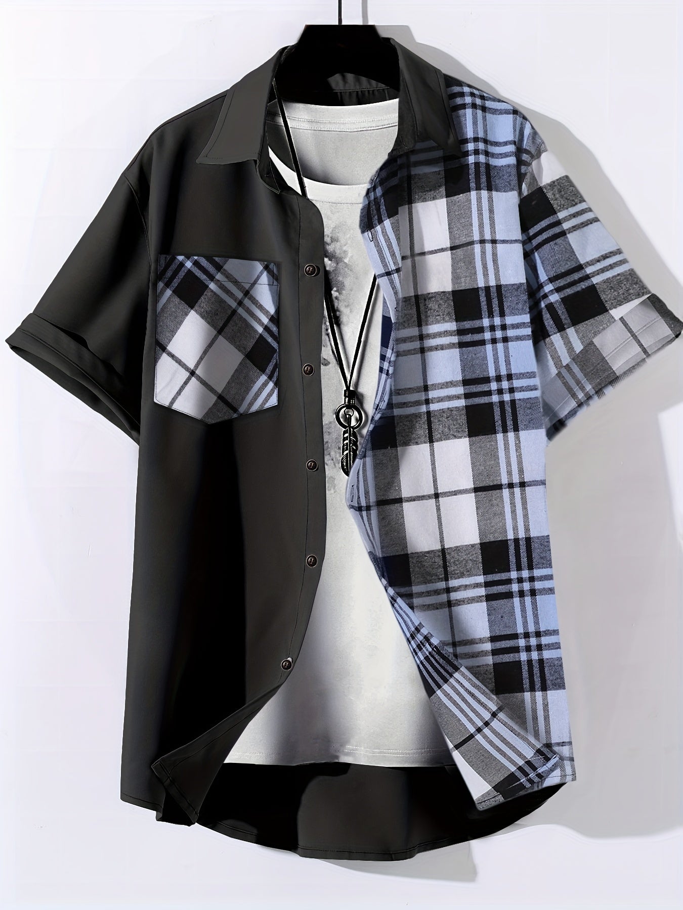 Plaid Fashion Shirt: Stylish and Lightweight for Casual Wear