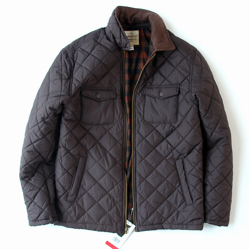 Foruwish - Men's John/Kevin Costner Jacket Flannel Lined  Quiltd Jacket Seasion 4 Dress LIke John/Kevin Dutton  Water-Resistant Plaid West  Barn Jacket