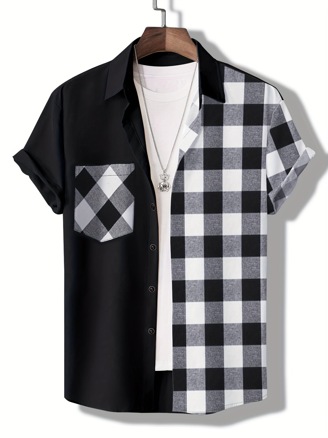 Plaid Fashion Shirt: Stylish and Lightweight for Casual Wear