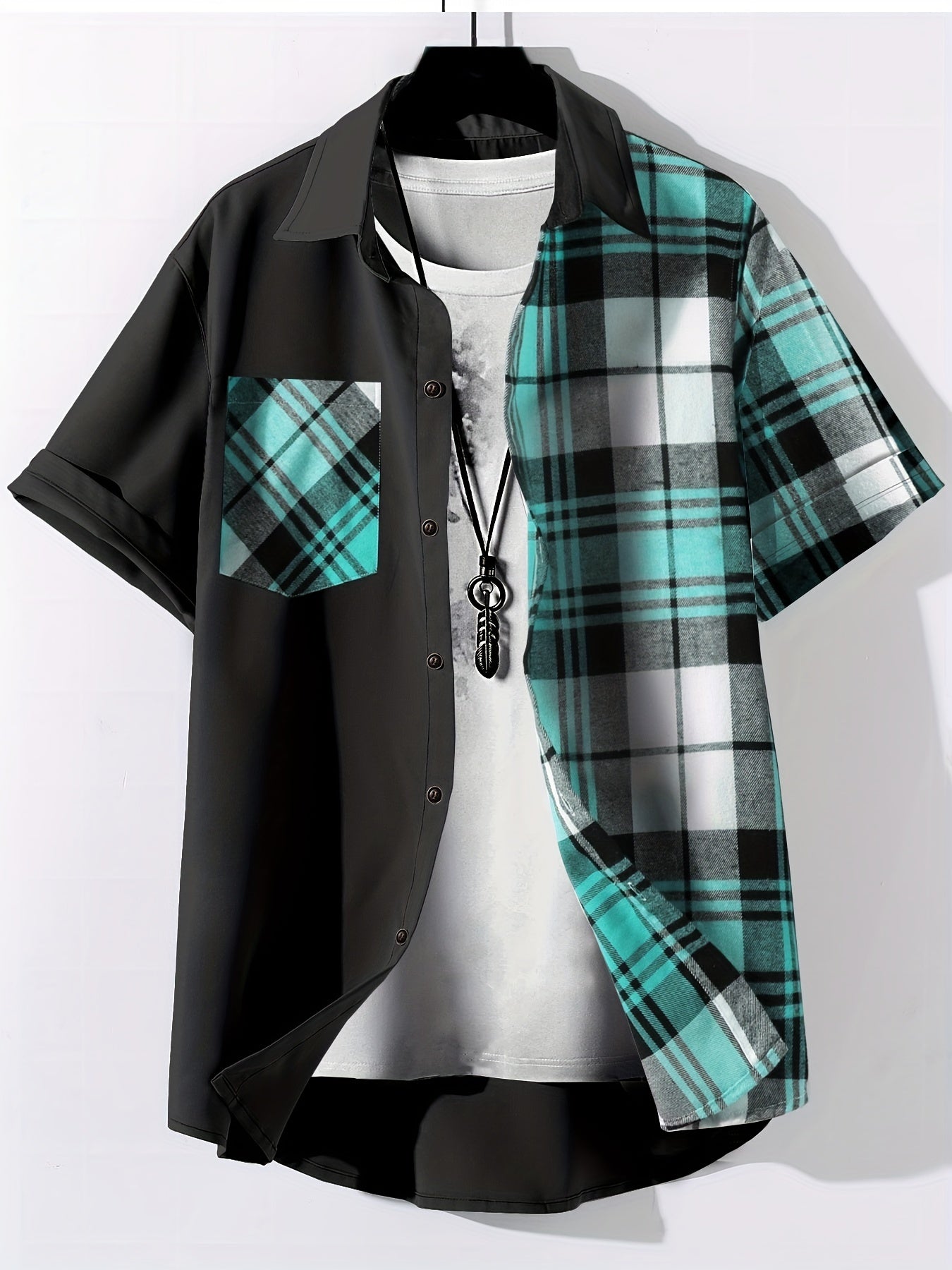 Plaid Fashion Shirt: Stylish and Lightweight for Casual Wear