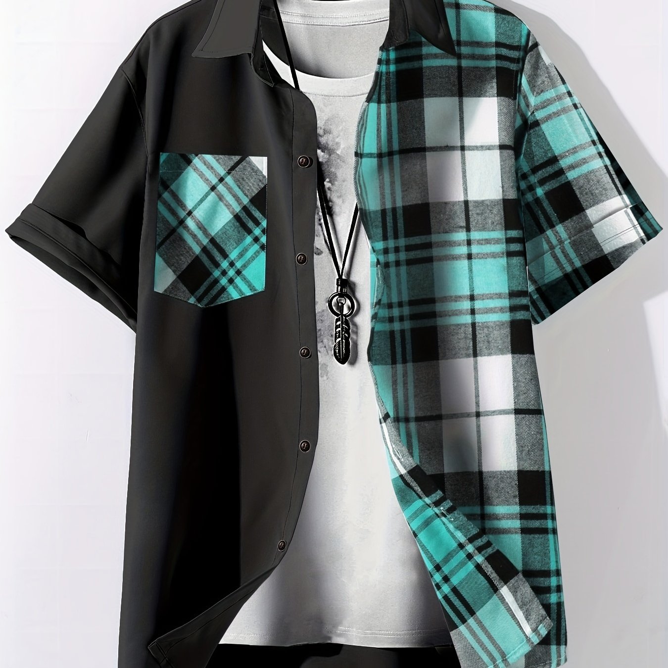 Plaid Fashion Shirt: Stylish and Lightweight for Casual Wear