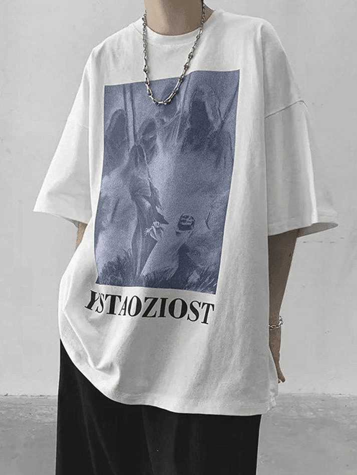 Foruwish - Men's Mist Ghost Graphic Tee