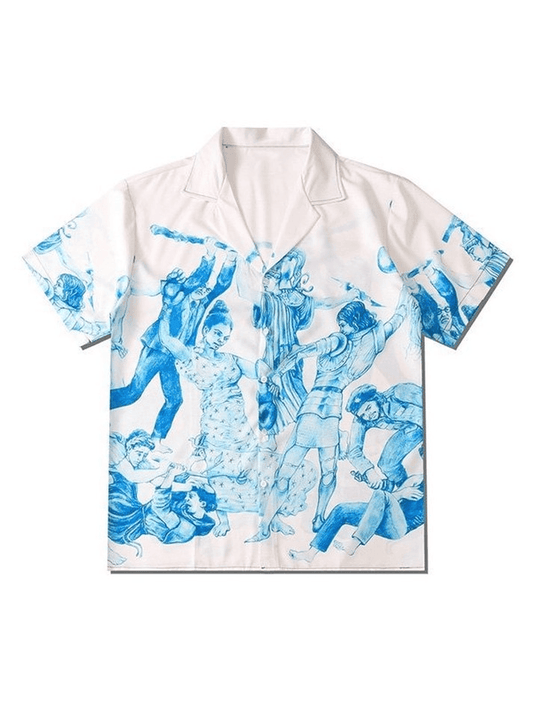 Foruwish - Men's Mythical Print Shirt