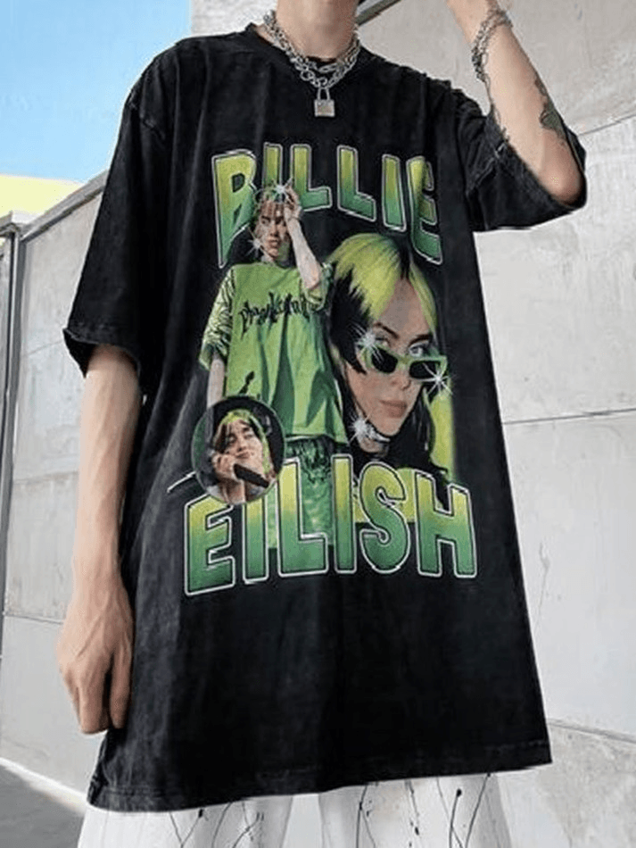 Foruwish - Men's Punk Figure Graphic Tee