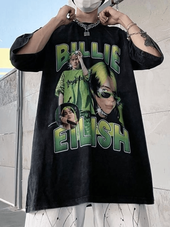 Foruwish - Men's Punk Figure Graphic Tee